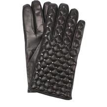Кожаные перчатки с металлизированной отделкой Valentino 2223572