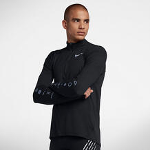 Мужская беговая футболка с молнией на половину длины Nike Element (London 2018) 