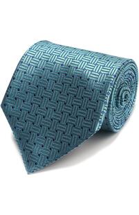 Шелковый галстук с узором Ermenegildo Zegna 2072467