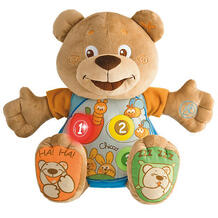 Говорящий мишка Teddy, рус/англ, Chicco 4287133