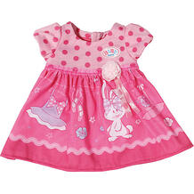 Платье для куклы, BABY born, темно-розовое Zapf Creation 6739776