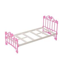 Мебель для куклы Огонек Кроватка розовая без п/п 8747677