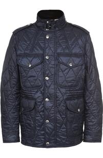 Утепленная стеганая куртка с воротником-стойкой Burberry 1860510