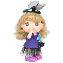 Мини-кукла Lotus "Mademoiselle GeGe" в фиолетовой кофте, 15 см Lotus Onda 10262601