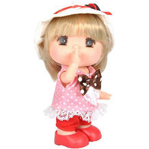 Мини-кукла Lotus "Mademoiselle GeGe" в розовом платье в горошек, 15 см Lotus Onda 10262597