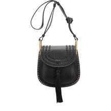 Кожаная сумка Hudson small с плетением и металлическим декором Chloe 1518178