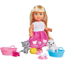 Игровой набор с мини-куклой "Evi Love" Еви и домашние питомцы, 12 см SIMBA 10037706