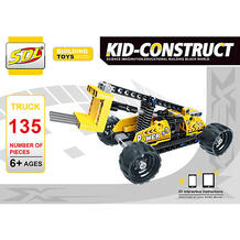 3D-Конструктор "Kid-Construct" Погрузчик, 135 деталей SDL 8692739
