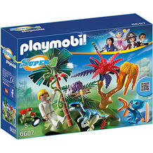 Конструктор Playmobil "Супер 4" Затерянный остров с Алиен и Хищником PLAYMOBIL® 7966023