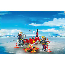 Конструктор Playmobil "Городской Аэропорт" Операция по тушению пожара с водяным насосом PLAYMOBIL® 4546147
