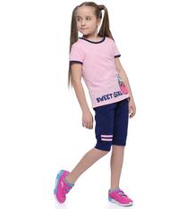 Комплект футболка/шорты Anta Small kids coldplay, цвет: розовый 10304300