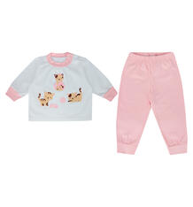Пижама джемпер/брюки Leo, цвет: розовый LÉO 10347488