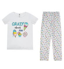Пижама футболка/брюки Infinity Kids, цвет: мультиколор 10334180