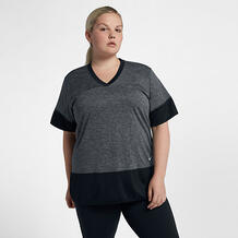 Женская футболка с коротким рукавом для тренинга Nike Dri-FIT Studio (большие размеры) 
