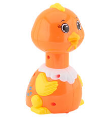 Заводная игрушка S+S Toys Утенок цвет: оранжевый 10090233