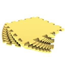 Коврик-пазл Eco-cover цвет: желтый (9 дет.) 100 х 100 см 8706421