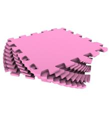 Коврик-пазл Eco-cover цвет: розовый (9 дет.) 100 х 100 см 8706451