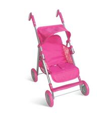 Прогулочная коляска для кукол Премиум (розовая) PREMIUM 194321