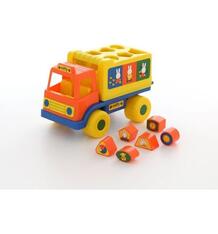 Развивающая игрушка Миффи Грузовичок логический № 1 с 6 кубиками 7306813