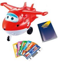 Интерактивная игрушка Super Wings Джетт с пластиковыми карточками 16.5 см 3354212