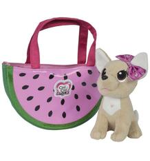 Мягкая игрушка Chi Chi Love Фруктовая мода Собачка с сумочкой 18 см 7500607