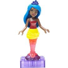 Кукла Mega Bloks Барби с синими волосами с диадемой, 6 дет. 5442655