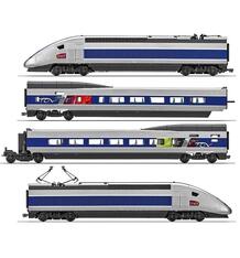 Железная дорога Mehano TGV Pos 1 : 87 130 см 9290449