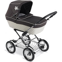 Коляска-трансформер Sleepover Elgegnce, black/cream Silver Cross 5011548