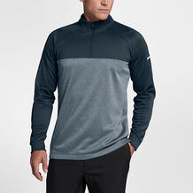 Мужская футболка для гольфа с молнией до середины груди Nike Therma Core 
