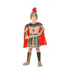 Карнавальный костюм Winter Wings Римский воин туника/накидка/шлем/пояс/доспехи, цвет: красный/бежевый 10158030