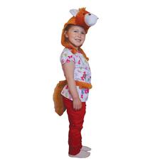 Карнавальный костюм Winter Wings Лошадь шапка/хвост, цвет: оранжевый/белый 10158246