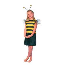 Карнавальный костюм Winter Wings Пчелка платье/усики, цвет: желтый/черный 10157964
