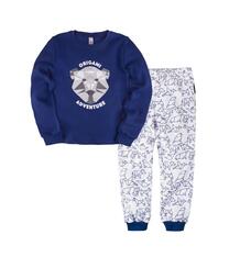 Пижама джемпер/брюки Bossa Nova Оригами, цвет: синий/белый 10063323