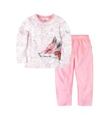Пижама джемпер/брюки Bossa Nova Оригами, цвет: розовый/белый 10063467