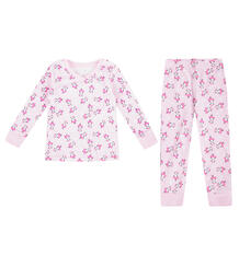 Пижама джемпер/брюки Leader Kids, цвет: розовый 10038534