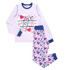 Пижама джемпер/брюки Let'S Go, цвет: розовый/фиолетовый 9811140