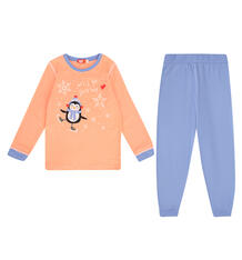 Пижама джемпер/брюки Let'S Go, цвет: коралловый/сиреневый 9810900