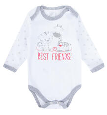 Боди Newborn Best Friends, цвет: молочный 9968610