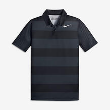 Рубашка-поло для гольфа для мальчиков школьного возраста Nike Bold Stripe 