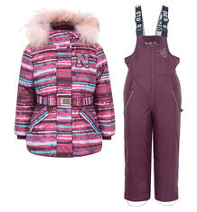 Комплект куртка/полукомбинезон Nels Tuula, цвет: розовый 9871800