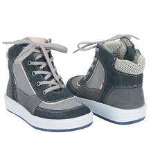Ботинки Лель, цвет: серый/синий 9906726
