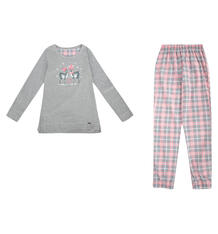 Пижама джемпер/брюки Cornette Winter day, цвет: розовый 9805218