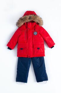 Комплект куртка/полукомбинезон Nels Pekka, цвет: красный/синий 9857040