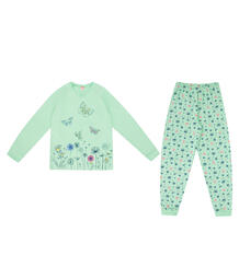 Пижама джемпер/брюки Cherubino, цвет: зеленый 9919737