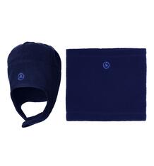 Комплект шапка/шарф-снуд Premont, цвет: синий 9537846