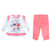 Комплект джемпер/брюки Baby Z, цвет: красный 9915414