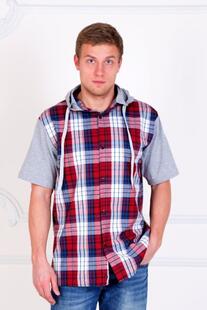 Рубашка мужская Юстин (красная) Инсантрик 33171