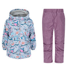 Комплект куртка/полукомбинезон Bony Kids, цвет: фиолетовый 9766638