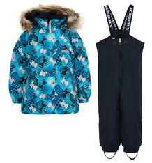 Комплект куртка/полукомбинезон Kerry, цвет: синий/серый 9880509