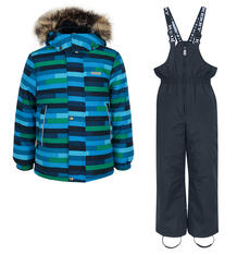 Комплект куртка/полукомбинезон Kerry, цвет: синий/бирюзовый 9873933